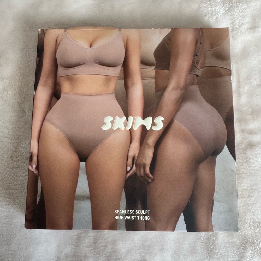 Skims Seamless Sculpt High-Waisted Thong